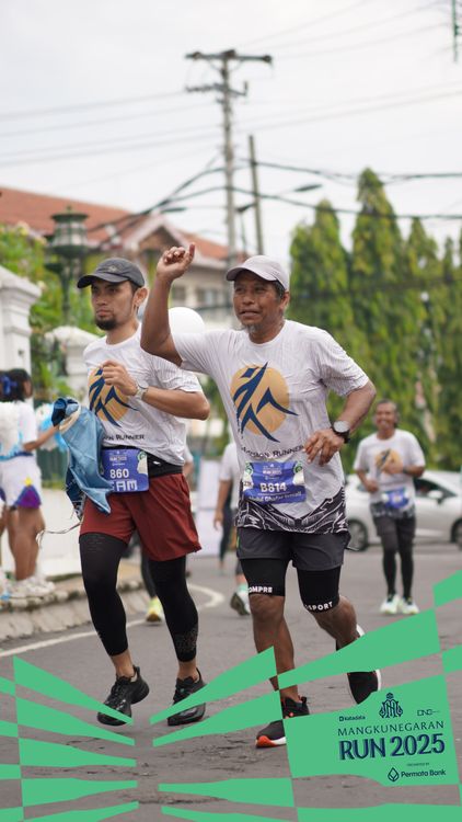 Race photo from Mangkunegaran Run 2025