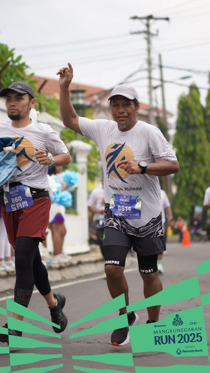Race photo from Mangkunegaran Run 2025