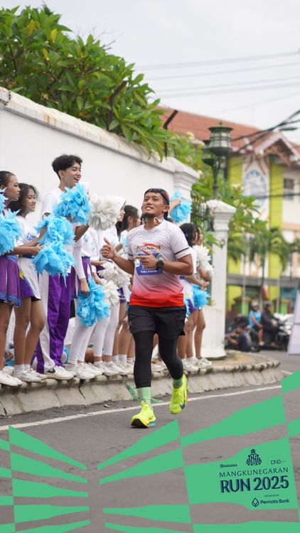 Race photo from Mangkunegaran Run 2025