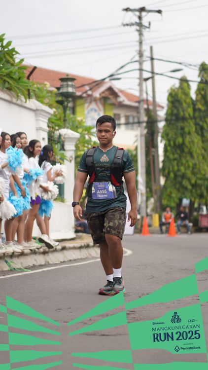 Race photo from Mangkunegaran Run 2025