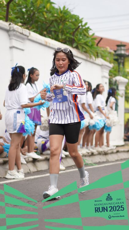 Race photo from Mangkunegaran Run 2025