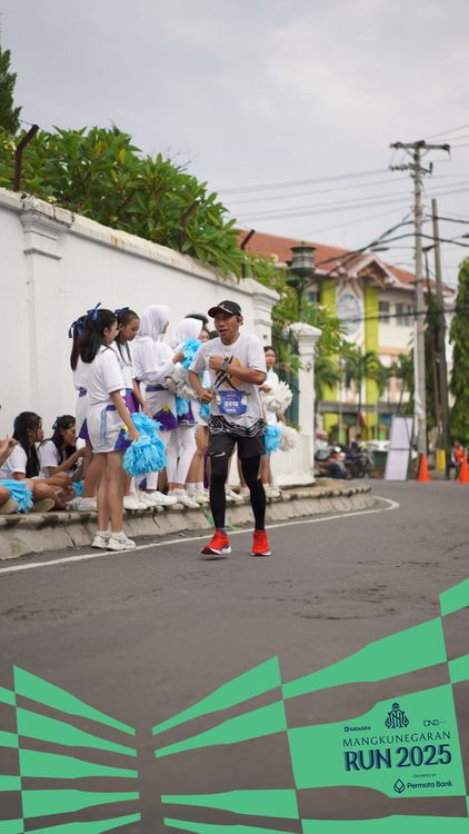 Race photo from Mangkunegaran Run 2025