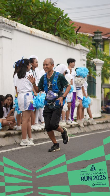 Race photo from Mangkunegaran Run 2025