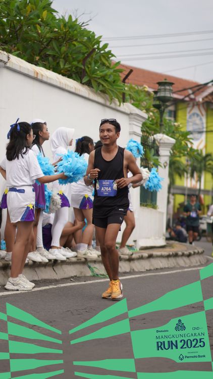 Race photo from Mangkunegaran Run 2025