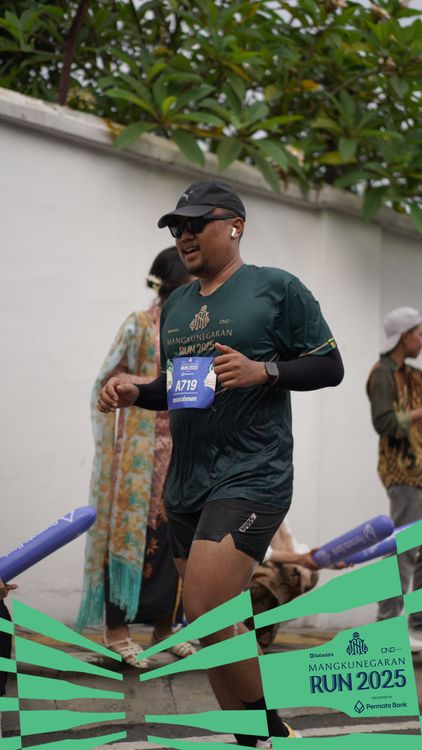 Race photo from Mangkunegaran Run 2025