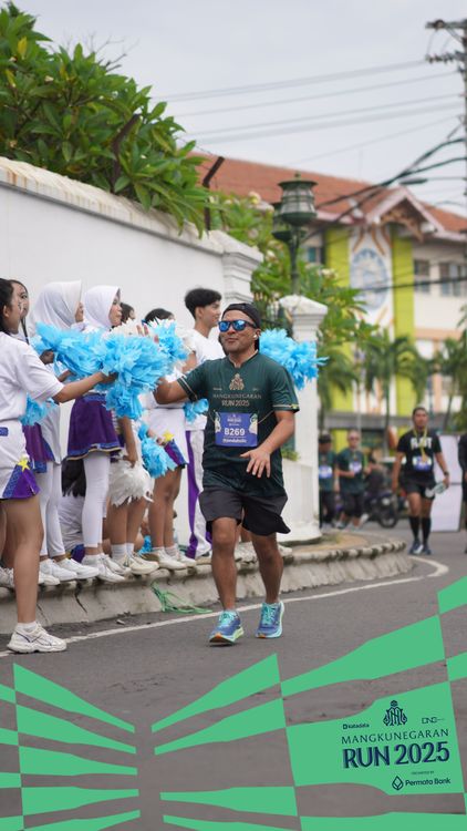 Race photo from Mangkunegaran Run 2025