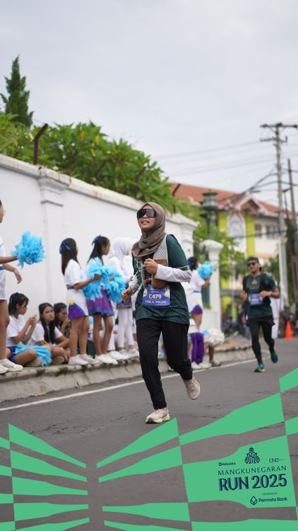Race photo from Mangkunegaran Run 2025