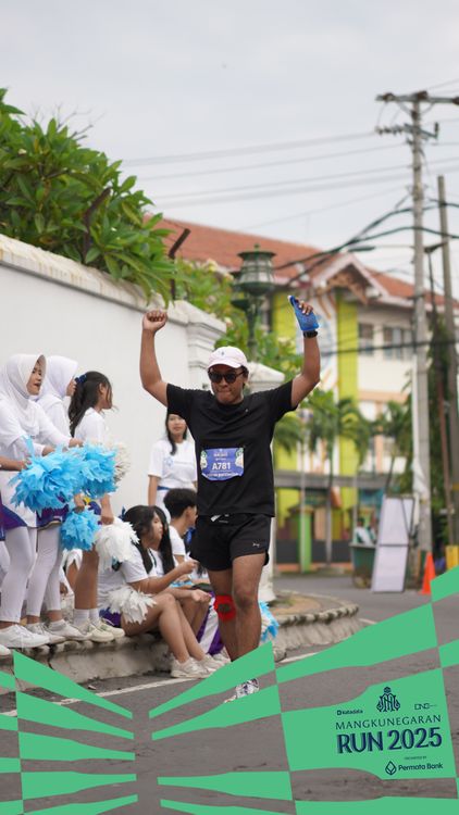 Race photo from Mangkunegaran Run 2025