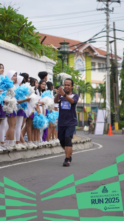 Race photo from Mangkunegaran Run 2025