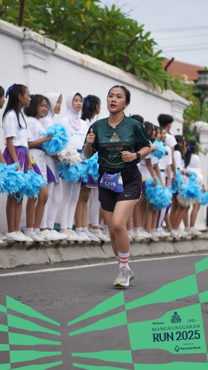 Race photo from Mangkunegaran Run 2025