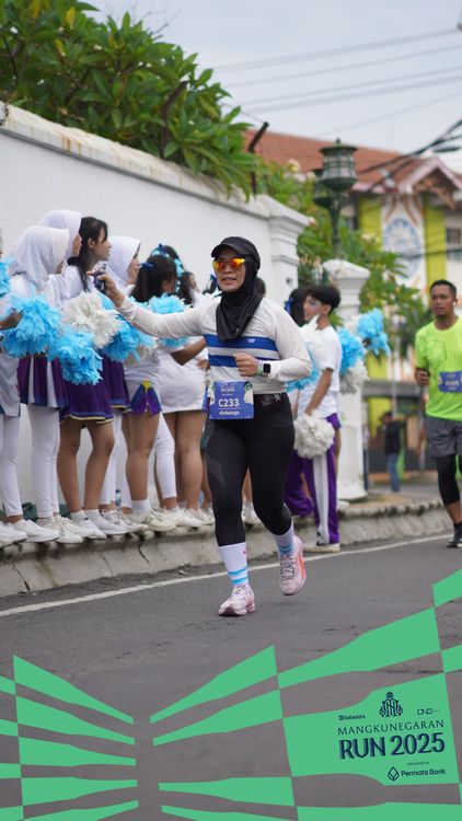Race photo from Mangkunegaran Run 2025