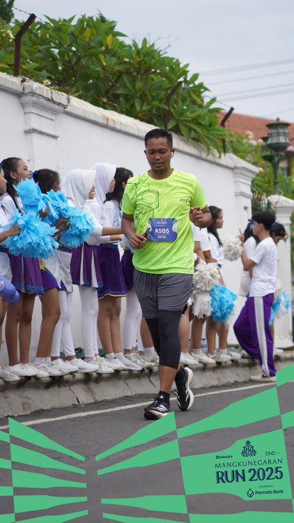 Race photo from Mangkunegaran Run 2025