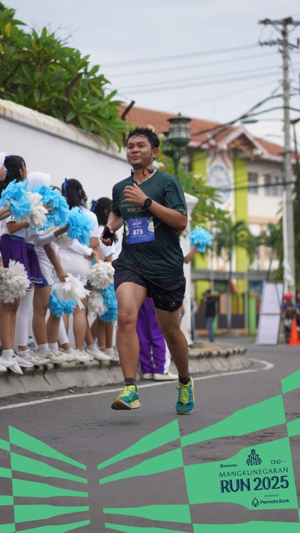 Race photo from Mangkunegaran Run 2025