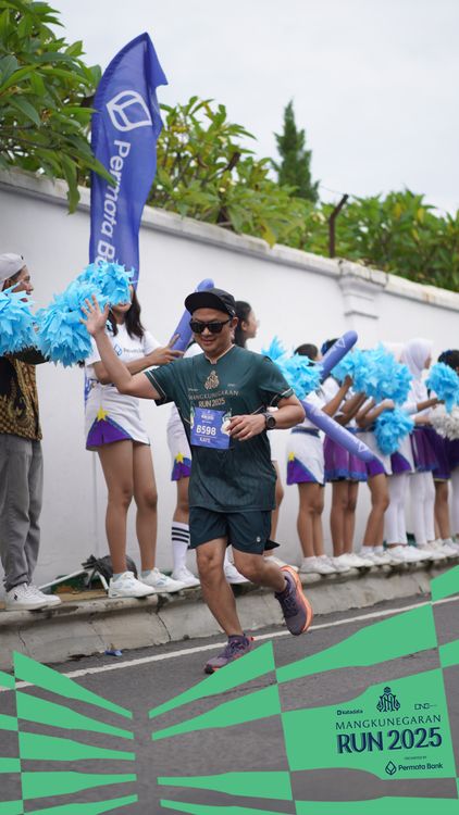 Race photo from Mangkunegaran Run 2025
