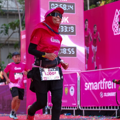 Race photo from SMARTFREN RUN 2026