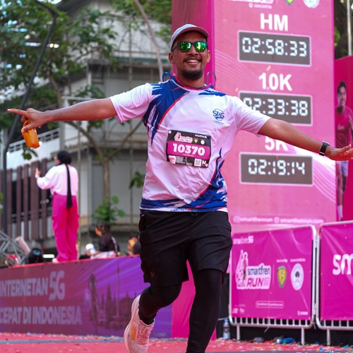 Race photo from SMARTFREN RUN 2026