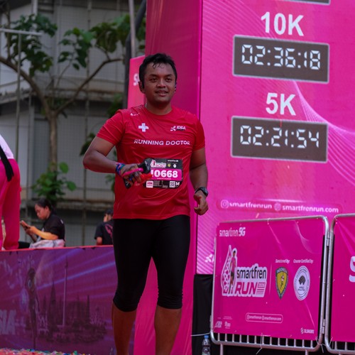 Race photo from SMARTFREN RUN 2026