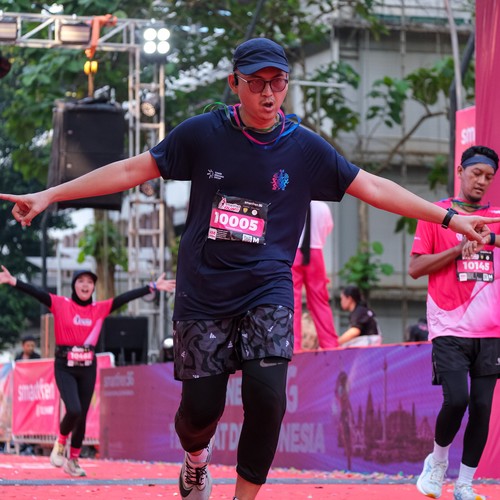 Race photo from SMARTFREN RUN 2026