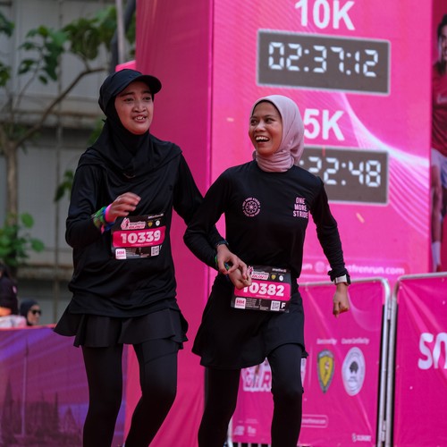 Race photo from SMARTFREN RUN 2026