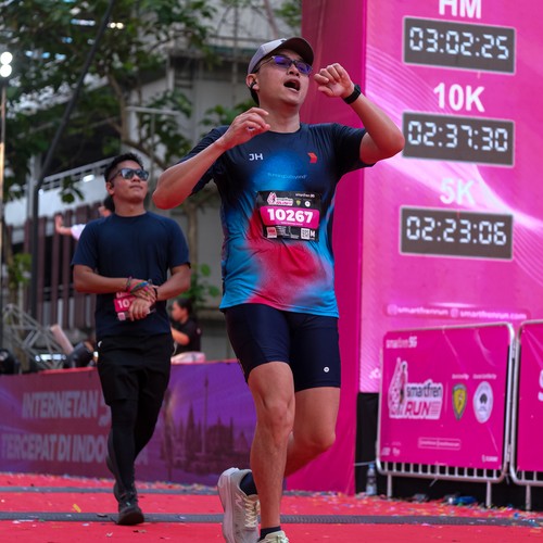 Race photo from SMARTFREN RUN 2026