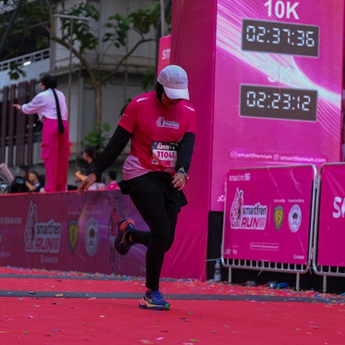 Race photo from SMARTFREN RUN 2026