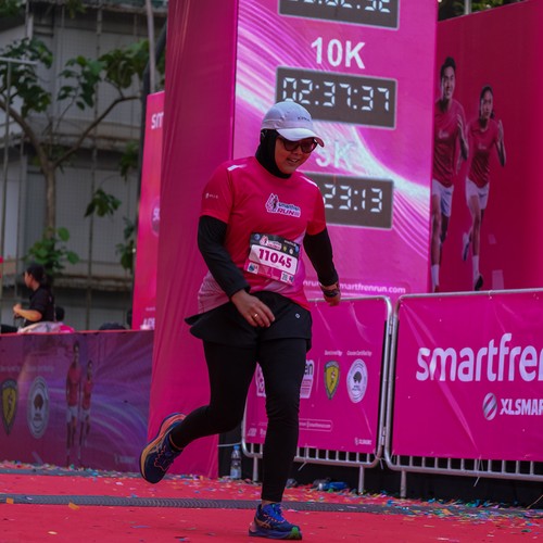 Race photo from SMARTFREN RUN 2026