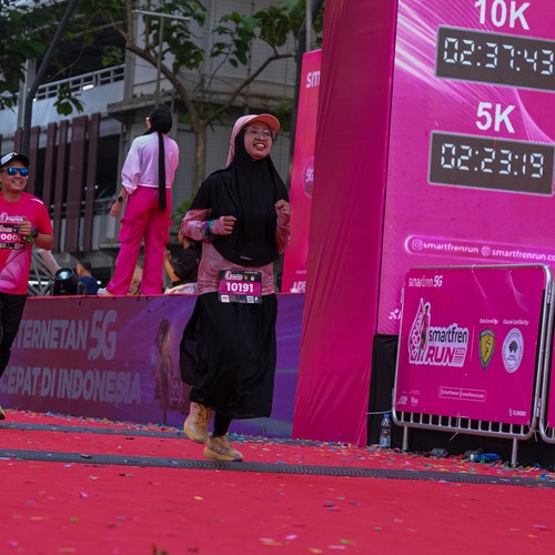 Race photo from SMARTFREN RUN 2026