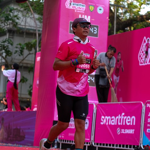 Race photo from SMARTFREN RUN 2026