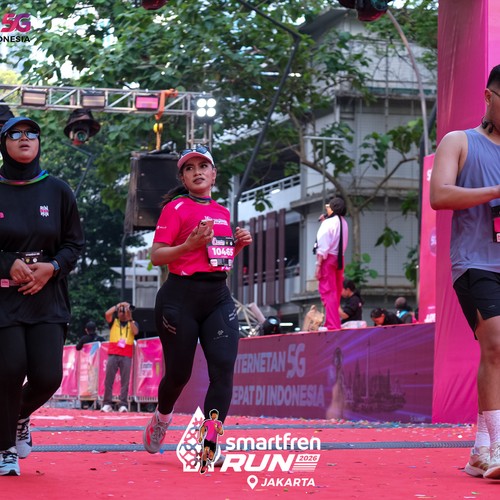 Race photo from SMARTFREN RUN 2026