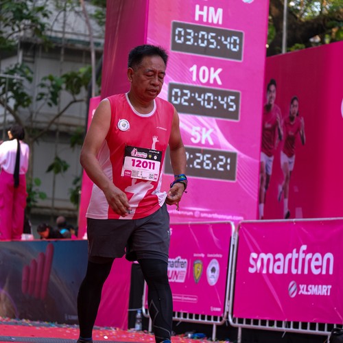 Race photo from SMARTFREN RUN 2026