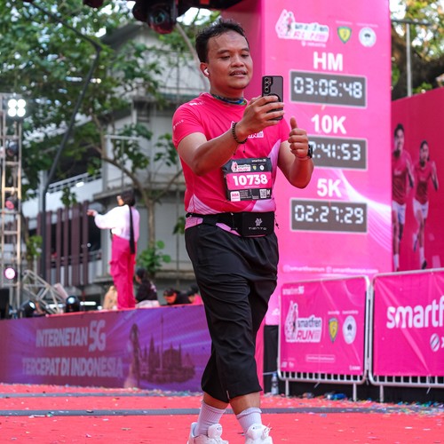 Race photo from SMARTFREN RUN 2026