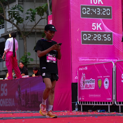 Race photo from SMARTFREN RUN 2026