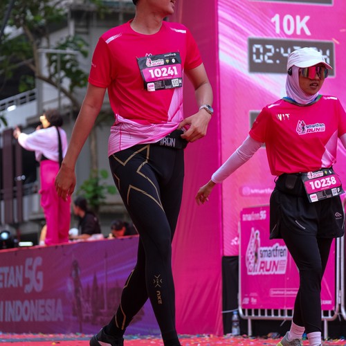 Race photo from SMARTFREN RUN 2026