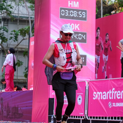 Race photo from SMARTFREN RUN 2026