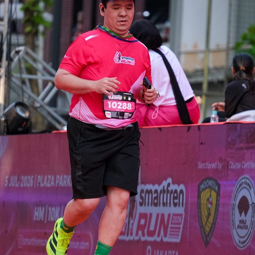 Race photo from SMARTFREN RUN 2026