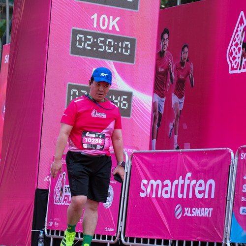 Race photo from SMARTFREN RUN 2026
