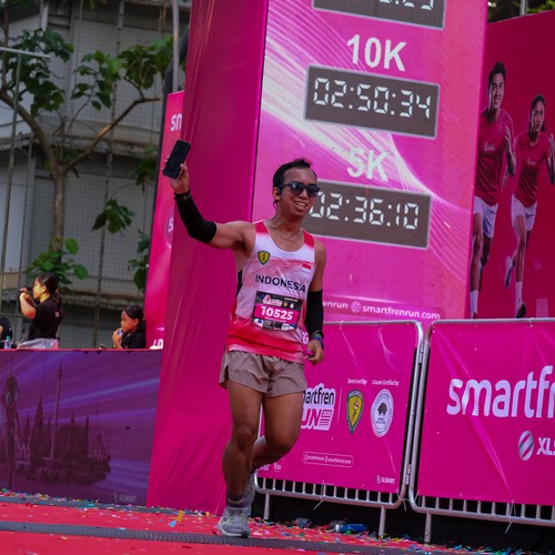 Race photo from SMARTFREN RUN 2026