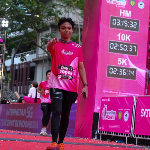 Race photo from SMARTFREN RUN 2026
