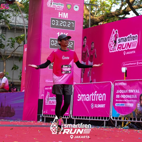 Race photo from SMARTFREN RUN 2026