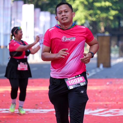 Race photo from SMARTFREN RUN 2026