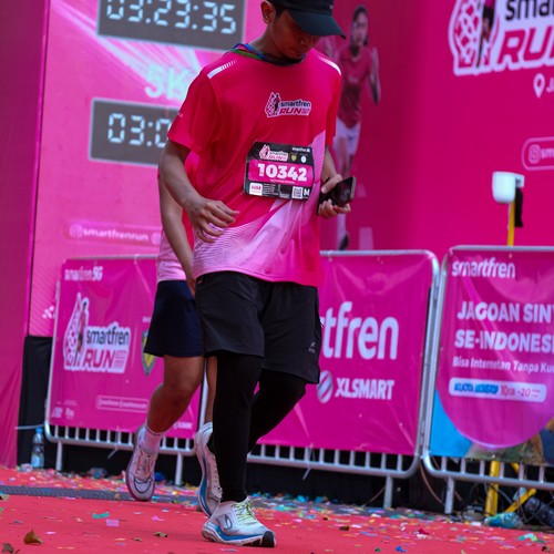 Race photo from SMARTFREN RUN 2026