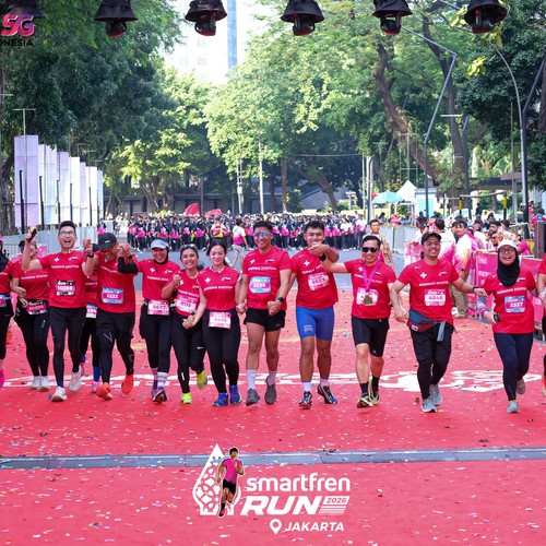 Race photo from SMARTFREN RUN 2026