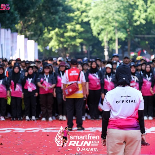 Race photo from SMARTFREN RUN 2026