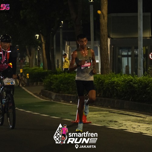 Race photo from SMARTFREN RUN 2026