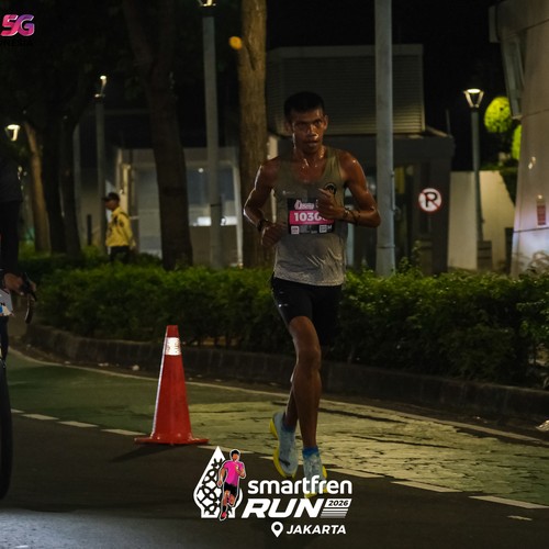 Race photo from SMARTFREN RUN 2026