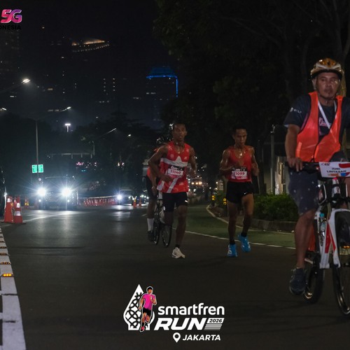 Race photo from SMARTFREN RUN 2026