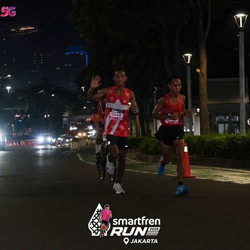 Race photo from SMARTFREN RUN 2026
