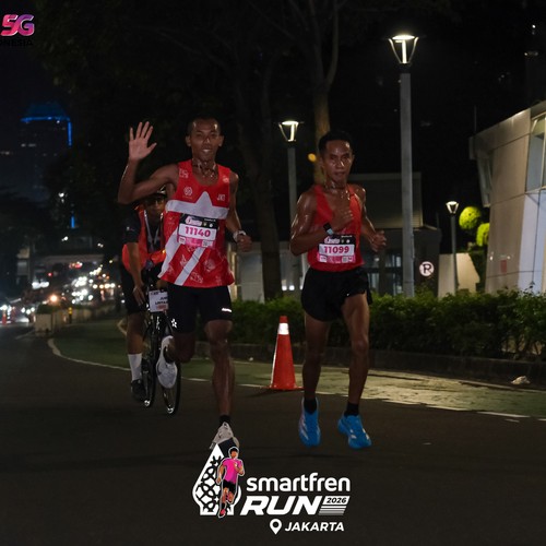 Race photo from SMARTFREN RUN 2026