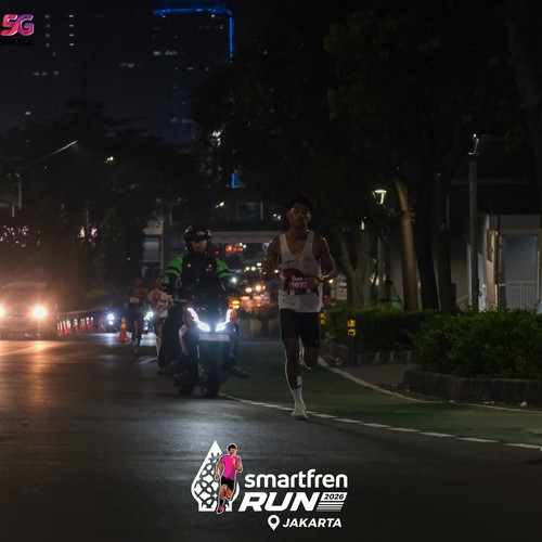 Race photo from SMARTFREN RUN 2026