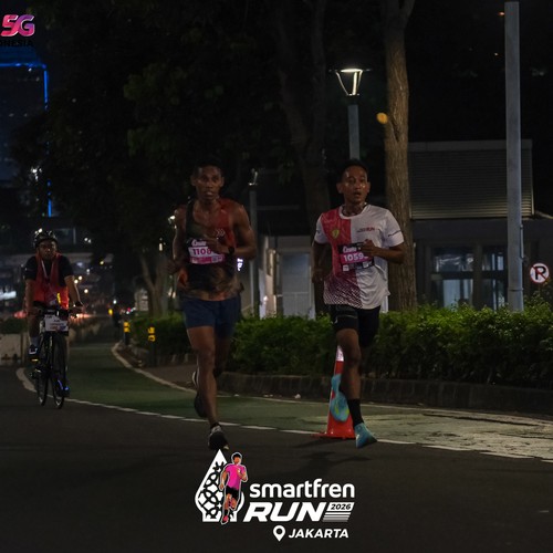 Race photo from SMARTFREN RUN 2026